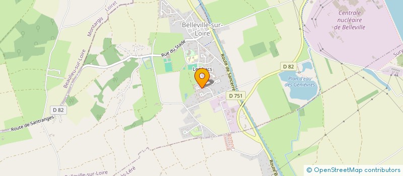 localisation de l'entreprise MONSIEUR MICHAEL BOURG  BELLEVILLE-SUR-LOIRE