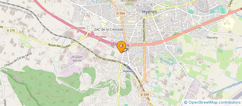 localisation de l'entreprise MONSIEUR MICHAEL BOURKAIB  HYERES