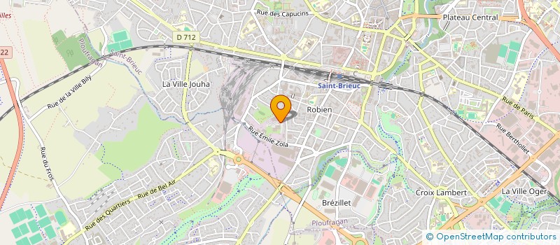 localisation de l'entreprise MONSIEUR MICHAEL BOURLET à SAINT-BRIEUC