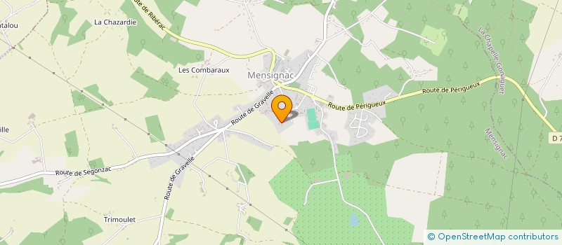 localisation de l'entreprise MONSIEUR MICHAEL BOUYER  MENSIGNAC