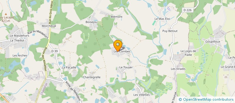 localisation de l'entreprise MONSIEUR MICHAEL BOYER à CHAPTELAT
