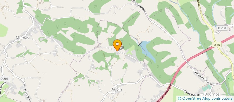 localisation de l'entreprise MONSIEUR MICHAEL BOYER  AUBIN