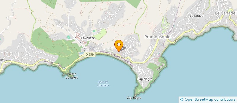 localisation de l'entreprise MONSIEUR MICHAEL BOYLE  LE LAVANDOU