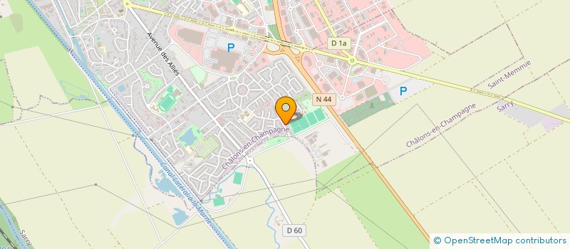 localisation de l'entreprise MONSIEUR MICHAEL BRANDT  CHALONS-EN-CHAMPAGNE