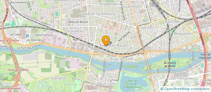 localisation de l'entreprise MONSIEUR MICHAEL BRANGER  TOURS