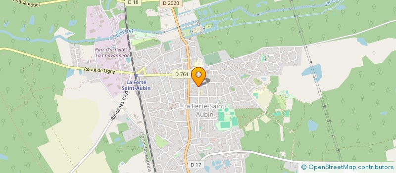 localisation de l'entreprise MONSIEUR MICHAEL BRANTLEY  LA FERTE-SAINT-AUBIN