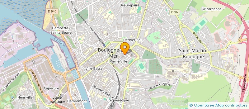 localisation de l'entreprise MONSIEUR MICHAEL BRIANT à BOULOGNE-SUR-MER