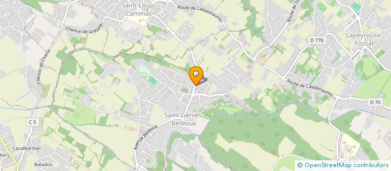 localisation de l'entreprise MONSIEUR MICHAEL BRIEUSSEL  LAPEYROUSE-FOSSAT