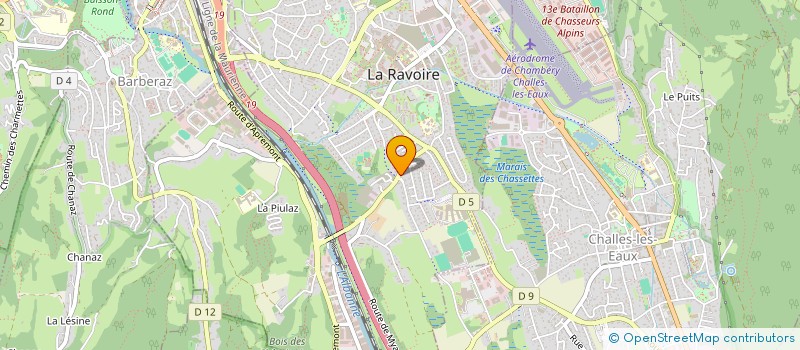 localisation de l'entreprise MONSIEUR MICHAEL BRODEMESTRE  LA RAVOIRE