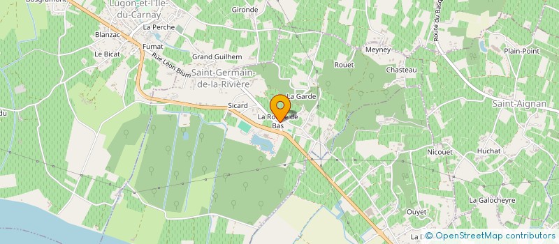 localisation de l'entreprise MONSIEUR MICHAEL BROWN  SAINT-GERMAIN-DE-LA-RIVIERE