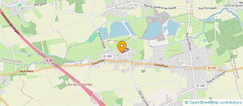 localisation de l'entreprise MONSIEUR MICHAEL BRUNET  AIRE-SUR-LA-LYS