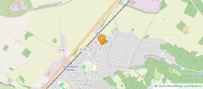 localisation de l'entreprise MONSIEUR MICHAEL BRYARD  LES ESSARTS-LE-ROI