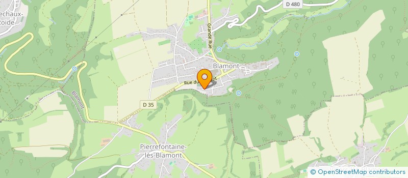 localisation de l'entreprise MONSIEUR MICHAEL BURKHALTER  BLAMONT