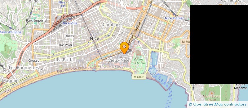 localisation de l'entreprise MONSIEUR MICHAEL BURLING à NICE