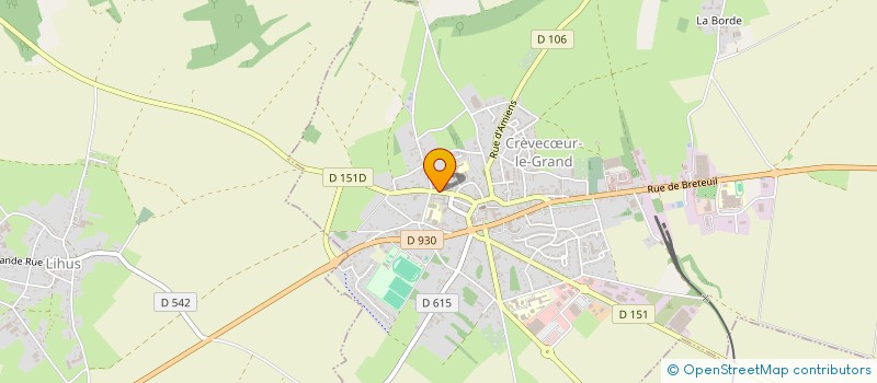 localisation de l'entreprise MONSIEUR MICHAEL BUSSY  CREVECUR-LE-GRAND