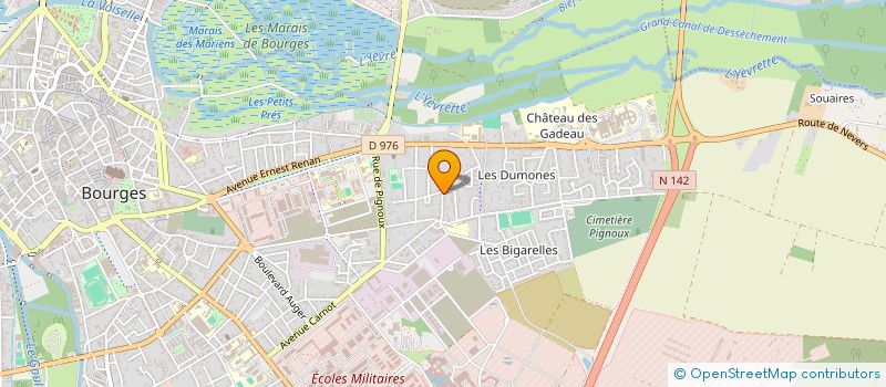 localisation de l'entreprise MONSIEUR MICHAEL BUSSY  BOURGES