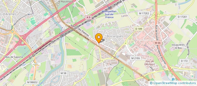 localisation de l'entreprise MONSIEUR MICHAEL CAISSON à LATTES