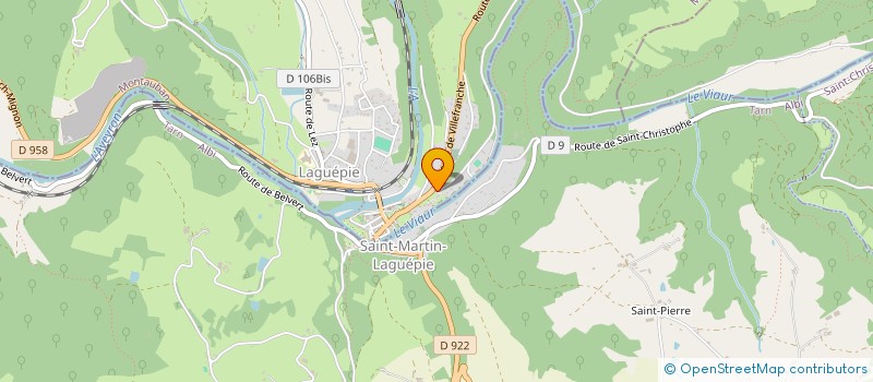 localisation de l'entreprise MONSIEUR MICHAEL CAMPBELL  LAGUEPIE