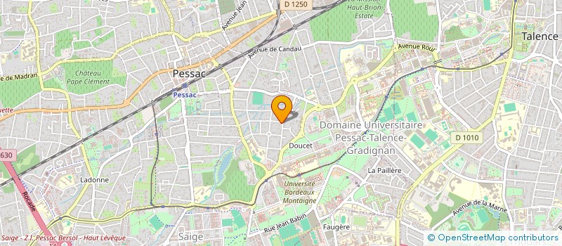 localisation de l'entreprise MONSIEUR MICHAEL CANONNE  TALENCE