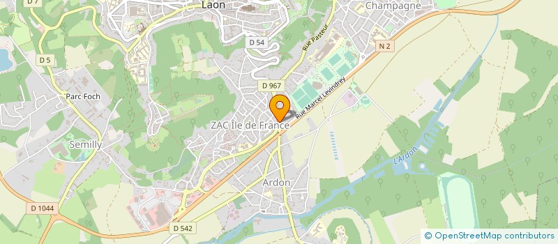 localisation de l'entreprise MONSIEUR MICHAEL CAQUINEAU à LAON