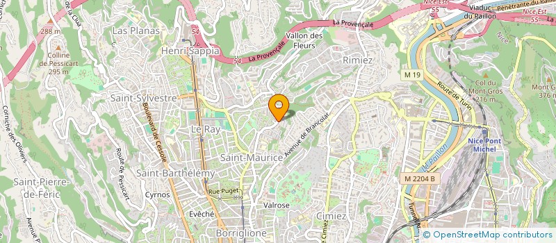 localisation de l'entreprise MONSIEUR MICHAEL CARSENTI  NICE