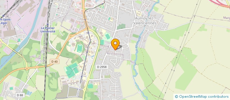 localisation de l'entreprise MONSIEUR MICHAEL CARTIER  AULNOY LEZ VALENCIENNES