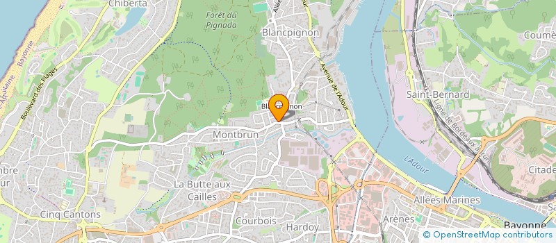 localisation de l'entreprise MONSIEUR MICHAEL CASTETS  ANGLET