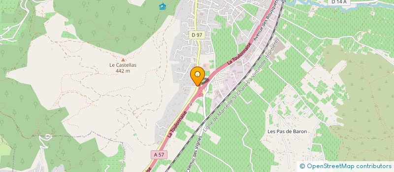 localisation de l'entreprise MONSIEUR MICHAEL CASTILLE  CUERS