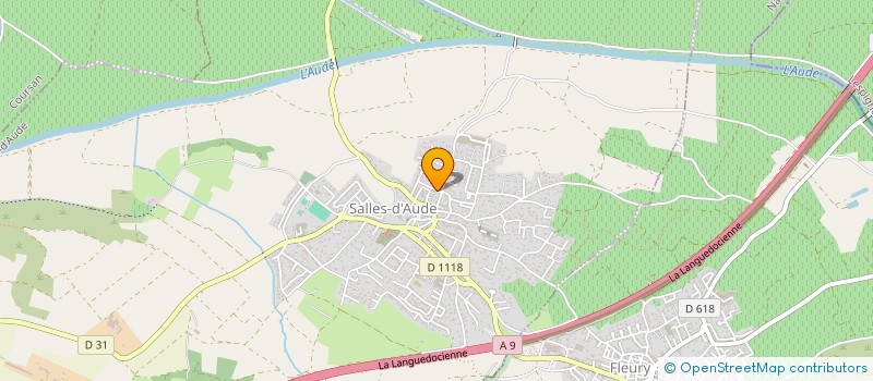 localisation de l'entreprise MONSIEUR MICHAEL CASTILLO  SALLES-D'AUDE