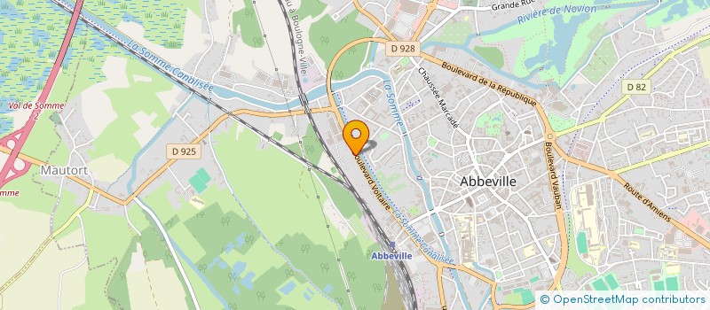 localisation de l'entreprise MONSIEUR MICHAEL CAT  ABBEVILLE