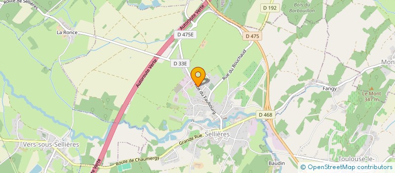 localisation de l'entreprise MONSIEUR MICHAEL CAVILLON  SELLIERES