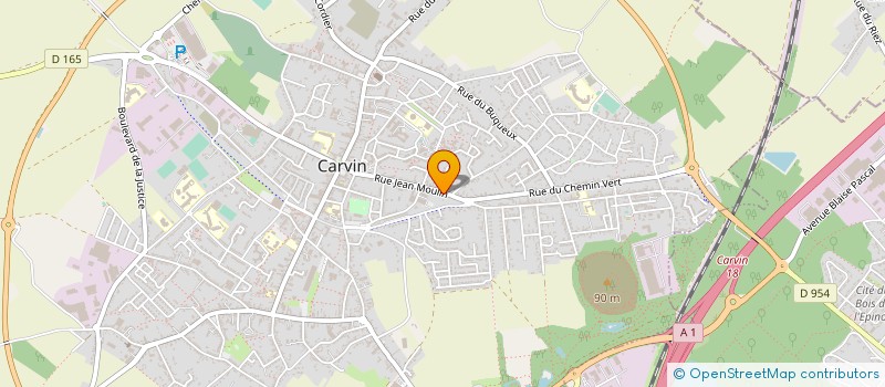 localisation de l'entreprise MONSIEUR MICHAEL CECCARELLI  CARVIN