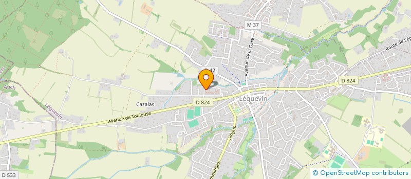 localisation de l'entreprise MONSIEUR MICHAEL CHABBERT  LEGUEVIN