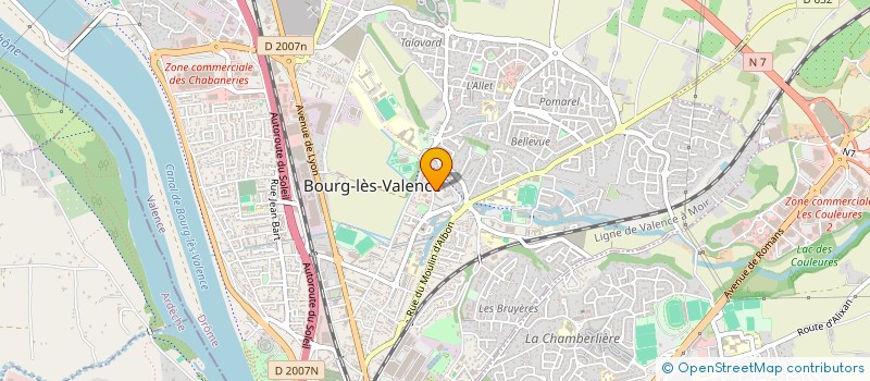localisation de l'entreprise MONSIEUR MICHAEL CHABOT-MARKARIAN à BOURG-LES-VALENCE