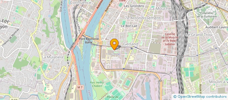 localisation de l'entreprise MONSIEUR MICHAEL CHAIGNEAU  LYON