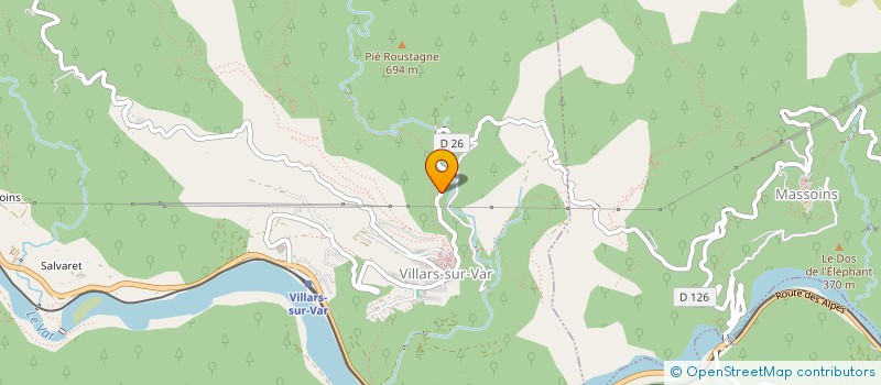 localisation de l'entreprise MONSIEUR MICHAEL CHAMPOUSSIN  VILLARS-SUR-VAR