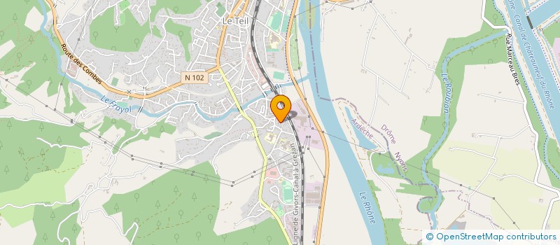 localisation de l'entreprise MONSIEUR MICHAEL CHAPUS  LE TEIL