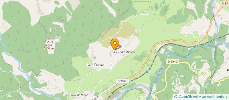 localisation de l'entreprise MONSIEUR MICHAEL CHARAVIN  CHATEAUROUX-LES-ALPES