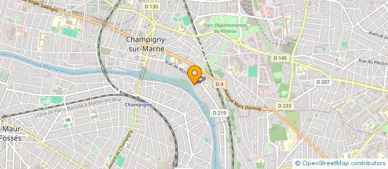 localisation de l'entreprise MONSIEUR MICHAEL CHARLES-DONATIEN à CHAMPIGNY-SUR-MARNE