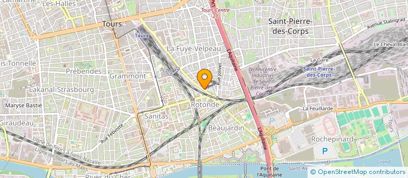 localisation de l'entreprise MONSIEUR MICHAEL CHARRETIER  TOURS