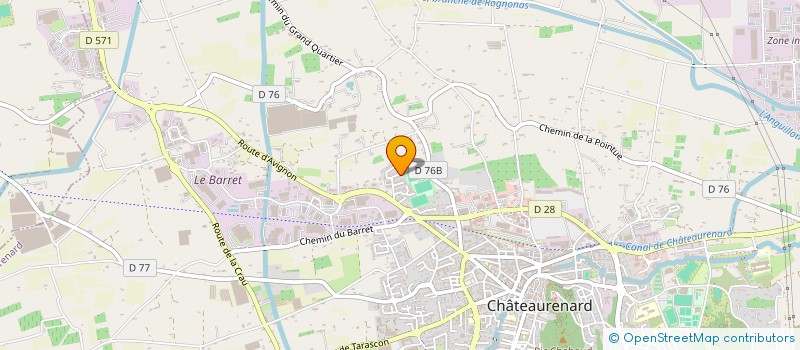 localisation de l'entreprise MONSIEUR MICHAEL CHAUVET à CHATEAURENARD