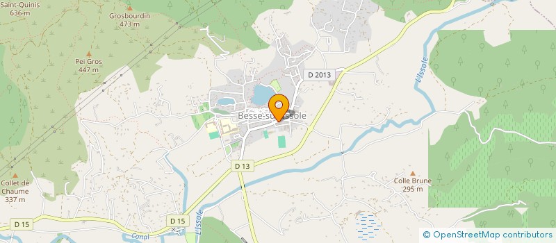 localisation de l'entreprise MONSIEUR MICHAEL CHAUVIERE  BESSE-SUR-ISSOLE