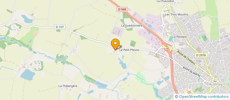 localisation de l'entreprise MONSIEUR MICHAEL CHAUVIN  VENANSAULT