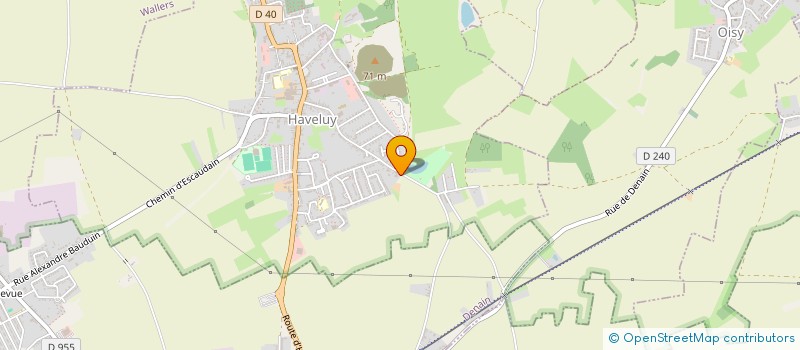 localisation de l'entreprise MONSIEUR MICHAEL CHAVATTE  HAVELUY