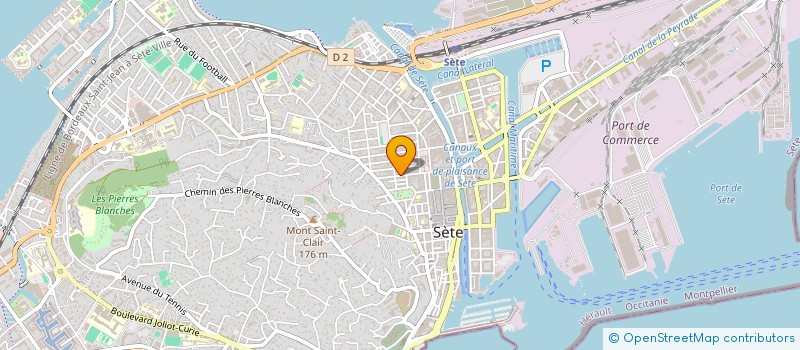 localisation de l'entreprise MONSIEUR MICHAEL CHAZEL  SETE