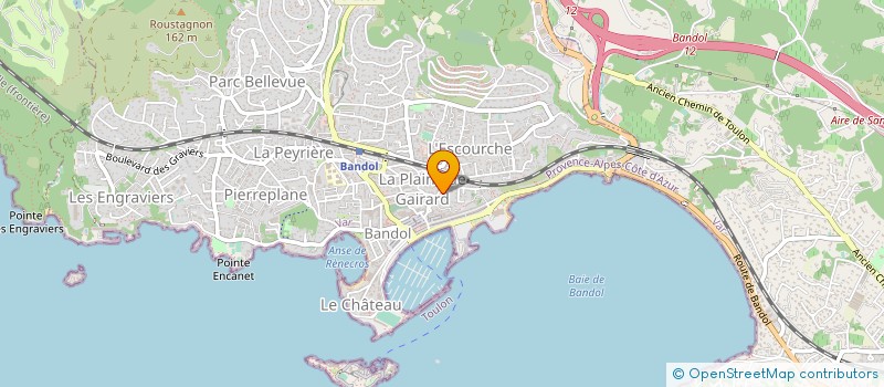 localisation de l'entreprise MONSIEUR MICHAEL CHESWORTH  BANDOL