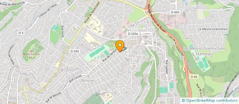 localisation de l'entreprise MONSIEUR MICHAEL CHOCRON  BIHOREL