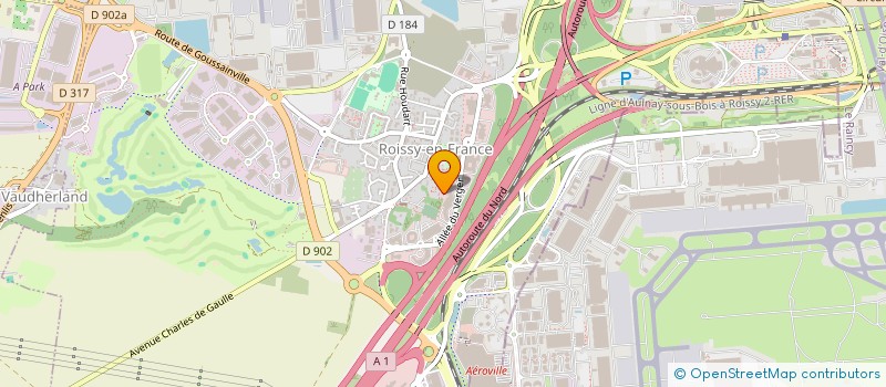 localisation de l'entreprise MONSIEUR MICHAEL CHOU  ROISSY-EN-FRANCE