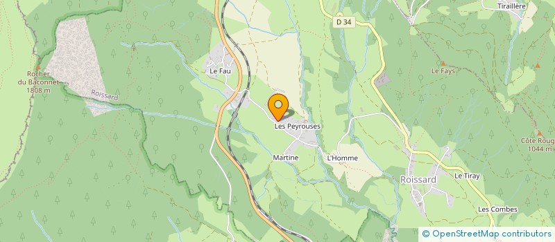 localisation de l'entreprise MONSIEUR MICHAEL CIMADOMO  ROISSARD