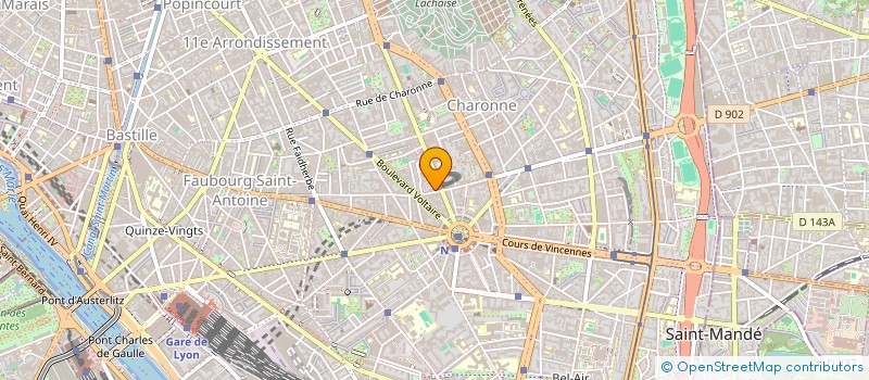 localisation de l'entreprise MONSIEUR MICHAEL CINQUIN  PARIS